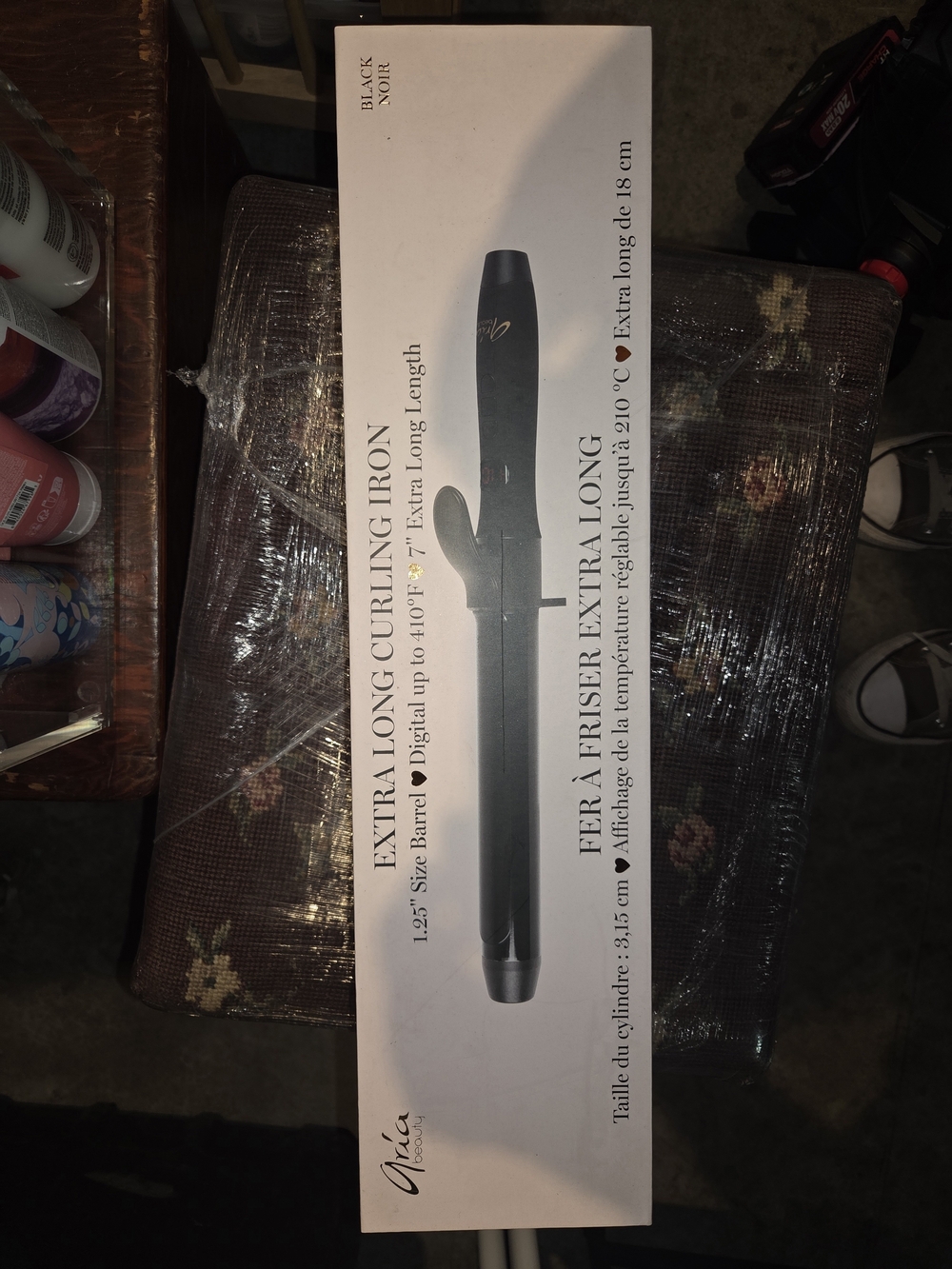 Aria Black Extra-Long Curling Iron